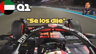 Checo Pérez Se Hace Cargo de Las Estrategias En Red Bull  Clasificación Abu Dhabi 2023 [upl. by Calore]