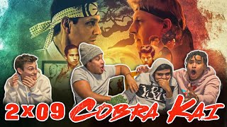 Cobra Kai  2X09 “Pulpo” REACTION [upl. by Enyrhtac]