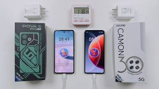 Tecno Pova 6 Pro 5G vs Tecno Camon 30 5G Charging Test [upl. by Verene678]