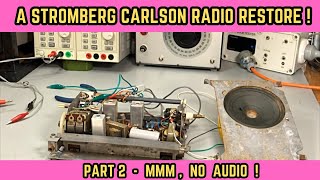 Restoring Stromberg Carlson Solar Powered Transistor Radio  Pt2 Audio [upl. by Halonna]