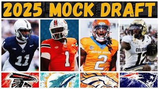 2025 NFL Mock Draft Who’s Going 1 Overall [upl. by Freberg587]