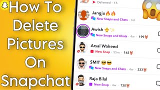 How To Delete Pictures On Snapchat  Delete All Saved Pictures On Snapchat [upl. by Floro]