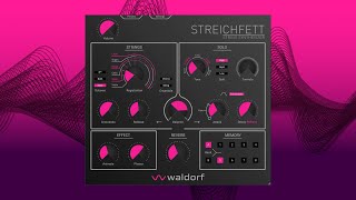 Waldorf Streichfett plugin trailer [upl. by Chaim989]