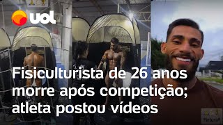 Fisiculturista de 26 anos morre após competição em SC atleta postou vídeos Vai dar tudo certo [upl. by Reseda143]