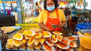 Khanom Buang ขนมเบื้อง  Thai Crispy Pancake  Bangkok Thailand Street Food [upl. by Ahtiekal170]