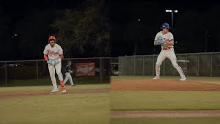 Day 1 of WWBA Jupiter  Phillies Scout Team Vs Trosky National upper class [upl. by Enerak]