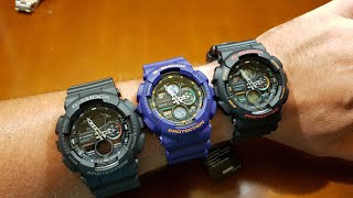 3x Casio GShock GA140  recenzja przymiarka i omówienie funkcji zegarka PL [upl. by Halverson]