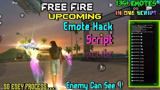 Free Fire Emote Hack Script 💾RankWorkingEnemy Can See130EmotesOB40 Update Gaming Rudro Live [upl. by Holds371]