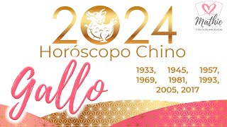 🐲 Gallo Horoscopo Chino 2024 Año del Dragón de Madera 🐲 Horóscopo Chino GalloTarot Guia Angelical [upl. by Eanahc718]