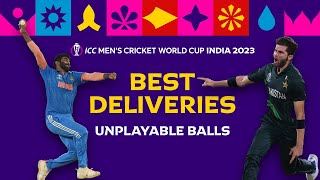 Every unplayable delivery from Cricket World Cup 2023 💫 [upl. by Leta9]