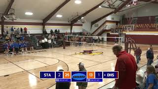 Dieterich vs St Anthony High School Volleyball [upl. by Aztiley]