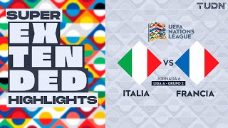 SUPER EXTENDED HIGHLIGHTS  Italia vs Inglaterra  UEFA Nations League 2024  TUDN [upl. by Maleen]