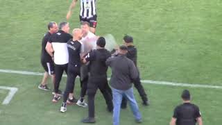 INCIDENTES SOBRE EL FINAL DEL PARTIDO ENTRE GIMNASIA DE MENDOZA Y ESTUDIANTES [upl. by Leyla]