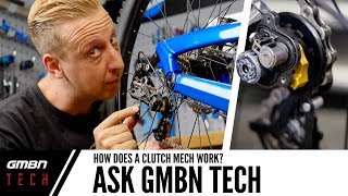 How Does A Clutch Derailleur Work  Ask GMBN Tech [upl. by Lurie]