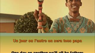 Stromae – Papaoutai French Lyrics with English Translation [upl. by Trawets]