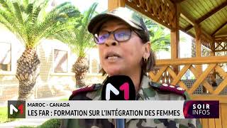 MarocCanada formation sur l´intégration des femmes dans les Forces Armées Royales [upl. by Ytinav]