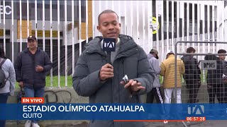 Las Fuerza del Orden prepara operativos de control para la Noche Amarrilla de Barcelona en Quito [upl. by Yoshi]