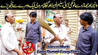 Fight with Vipers Saleem Albela and Goga Pasroori new Funny Video [upl. by Allmon732]