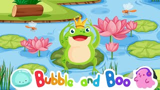 Little Froggy Song  Bubble and Boo 🐸🎶  Nursery Rhymes amp Kids Songs [upl. by Fotina]