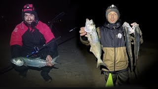 SURFCASTING  SCADUTA E PESCI SUL PICCO DI ALTA MAREA 😉 [upl. by Gabrielson]