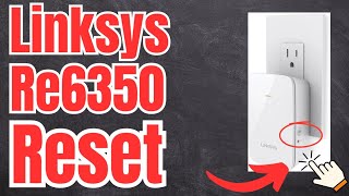 How to reset linksys re6350 WiFi Extender to factory default settings  Devicessetup [upl. by Otiragram577]