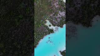 Bacalar México canal de los piratas Dron Dji Air 3 nature bacalarmexico travel drone [upl. by Aihsenod]