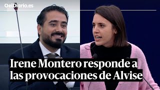 IRENE MONTERO responde a las provocaciones de ALVISE quotEuropa volverá a ganar a los fascistasquot [upl. by Amin]