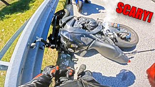 NEW BIKERS SHOULD WATCH THIS  Crazy Motorcycle Moments [upl. by Iggy85]