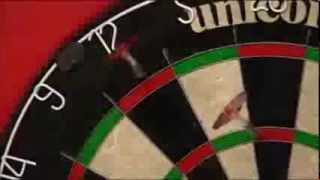 PDC World Darts Championship 2014 Steve Brown Misses 9 darter on the D12 [upl. by Emirac]