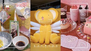 Cardcaptor Sakura exhibit 🌸 Anime collab cafes Kamisama Kiss Demon Slayer Kuromi amp MyMelody VLOG [upl. by Atilrak970]