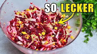 Rote Bete Salat der Bauchfett verbrennt Meine Mutter hat in einem Monat 25 kg abgenommen [upl. by Lester494]