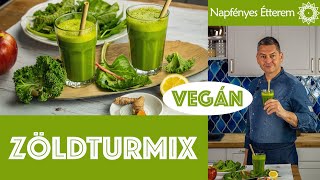 Zöld turmixgreen smoothiea vitaminbomba [upl. by Anilag]