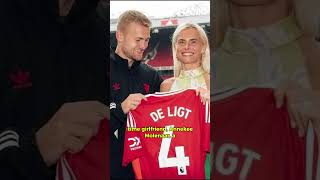 Matthijs de Ligt revealed touching reason behind goal celebration football manchesterunited [upl. by Ahsemot]