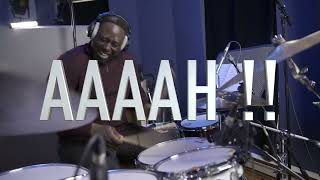 Proof that Larnell Lewis is human but barely Miaou Drum Solos [upl. by Ddej130]