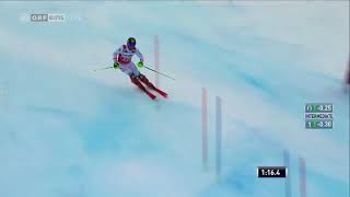 Marcel Hirscher Slalom SIEG Adelboden 2018 [upl. by Adekam92]