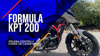 PROBANDO la moto FORMULA KPT 200 [upl. by Hali]