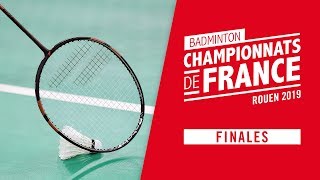 Championnats de France de Badminton 2019  Finales [upl. by Aerdnua]