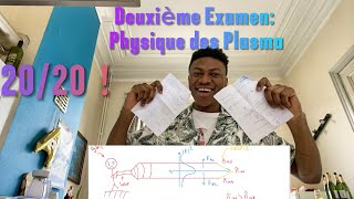 Deuxième jour dexamen Physique des Plasma  quotJai réalisé limpossible [upl. by Amadeo]