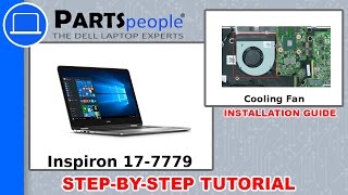 Dell Inspiron 177779 P30E001 Cooling Fan HowTo Video Tutorial [upl. by Ynatterb]