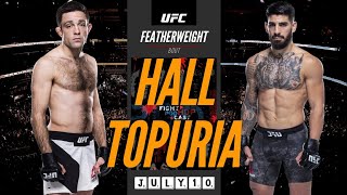 UFC Hall vs Topuria [upl. by Yelwah656]