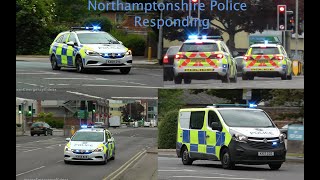 Multiple Police Cars and Van Responding to SERIOUS Incident  Northants Police [upl. by Janessa]