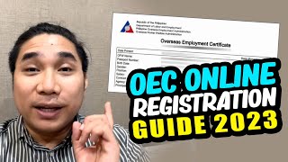 PAANO KUMUHA NG OEC Online 2023  OEC Exemption Updates Requirements [upl. by Aenil]