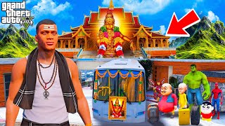 Shin Chan amp Franklin Going to ‘Sabarimala’ Ayyappa Temple in Kerala in Gta 5 in Telugu [upl. by Radack]