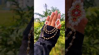 DIY Double Finger Ring❤️🤍  How to Make a Double Finger Ring at Home shorts diy Caracraft7 [upl. by Tenenbaum]