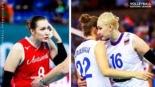 Never Make Irina Voronkova ANGRY because she has Powerful Volleyball HAND  VNL 2021 [upl. by Jodoin]