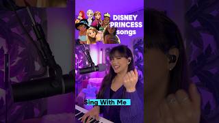 Disney Princess Songs PART 1 singalongwithme popcornduet disneyprincess [upl. by Nashom838]