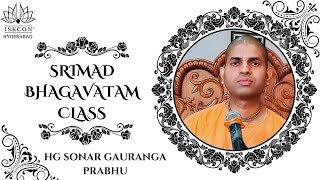 Srimad Bhagavatam Class  SB 43049 HG Sonar Gauranga Prabhu  30092024  ISKCON Abids Hyderabad [upl. by Annodas977]