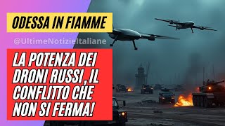 🇷🇺🇺🇦Attacco Massiccio a Odessa I Droni Russi Colpiscono Obiettivi Strategici [upl. by Miksen]