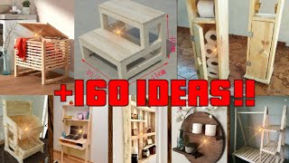 160 Ideas de madera que puedes hacer para vender y Generar Ingresos 🔥💰 [upl. by Mariandi]