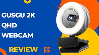 GUSGU G910 Webcam Crisp Video and Privacy in One [upl. by Gnilrits]